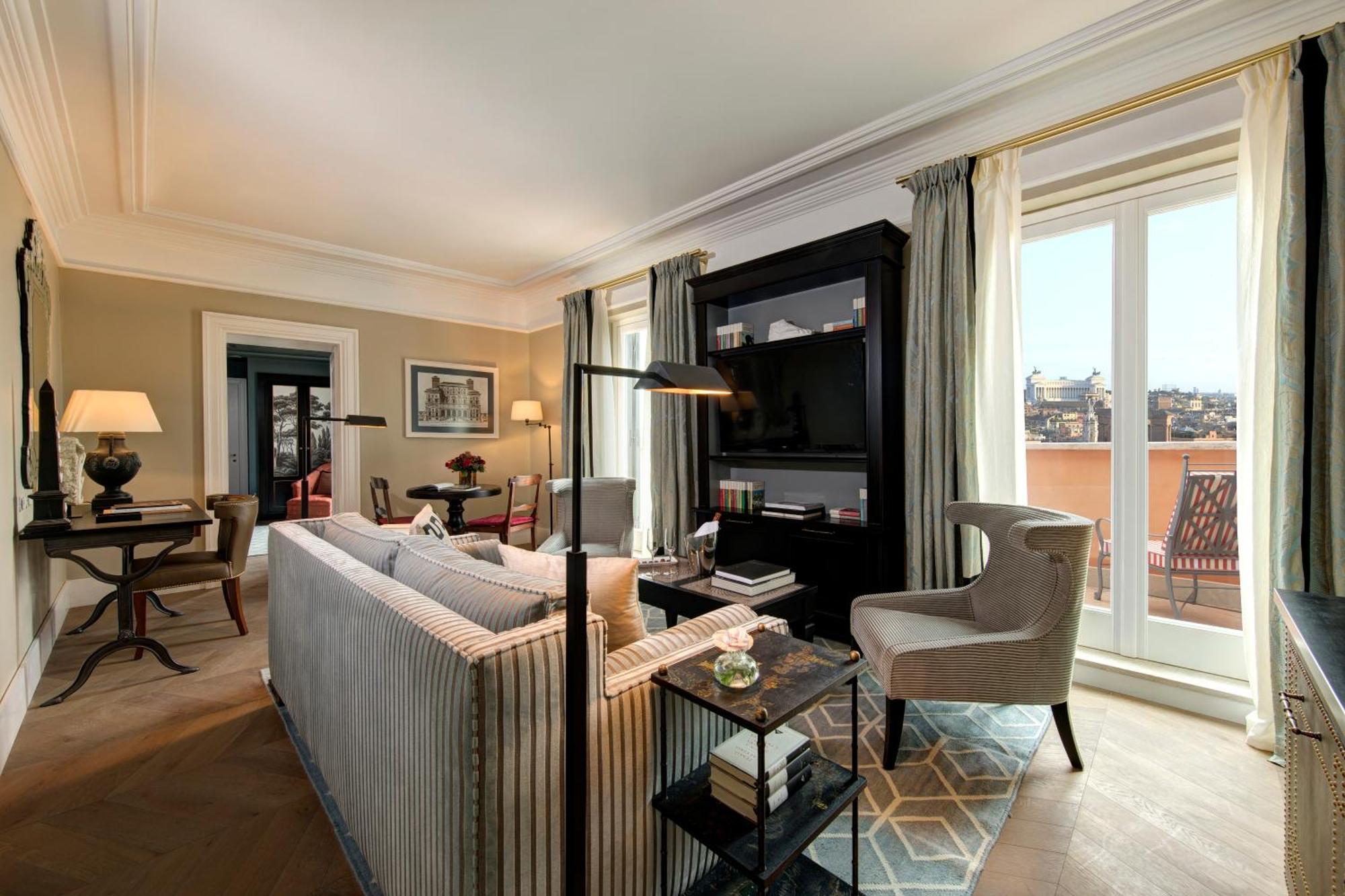 Rocco Forte Hotel De La Ville ローマ エクステリア 写真